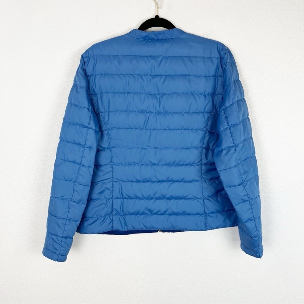 Massimo Dutti Reversible Lightweight Puffer Jacket Blue XL Activewear Outdoors - Picture 6 of 14